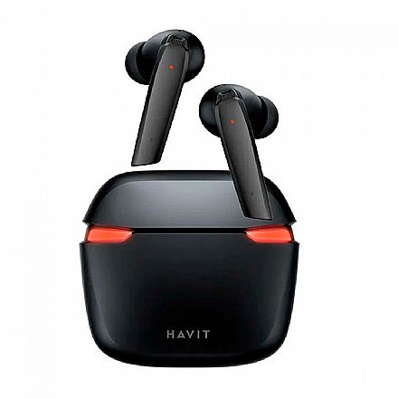 Fone de Ouvido Bluetooth Intra-Auricular Havit TW929 Pro - Microfone - TWS - Case carregador - Preto - HVTWS-TW929PRO-BK