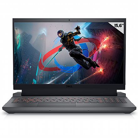 Notebook Dell Gamer G15-i1300-U40P - Intel i5 13450HX, 16GB DDR5, SSD 512GB, GeForce RTX 4050, Tela 15.6" Full HD 120Hz, Linux - Outlet