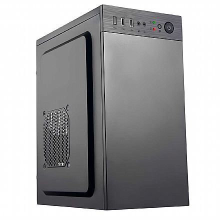 Gabinete Goldentec P1T1C - Micro-ATX - Preto - C5025