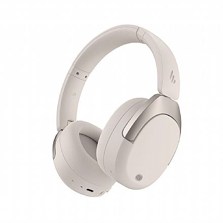 Fone de Ouvido Bluetooth Edifier W830NB - Cancelamento de Ruído ANC - Hi-Res Audio - Até 94h de Bateria - Branco