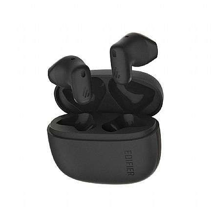 Fone de Ouvido Bluetooth Intra-Auricular Edifier X1 Lite - TWS - Cancelamento de Ruído ANC - Baixa Latência - Preto