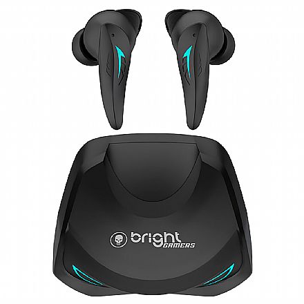 Fone de Ouvido Bluetooth Intra-Auricular Bright FN578 - TWS - Cancelamento de Ruído ANC - Proteção IPX4 - Preto