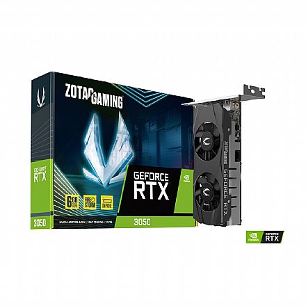 Placa de Vídeo GeForce RTX 3050 6GB GDDR6 96bits - Zotac ZT-A30510L-10L