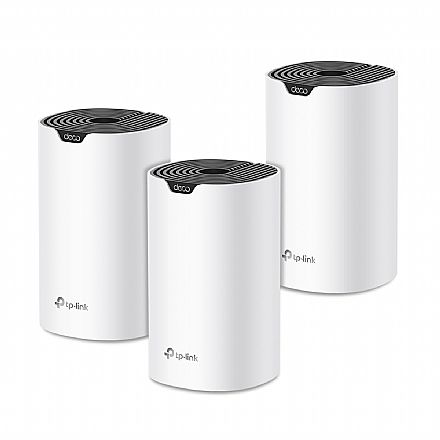 Roteador Wi-Fi TP-Link Deco S7 AC1900 - Kit 3 unidades - Gigabit - Tecnologia Wi-Fi MESH - até 1900 Mbps