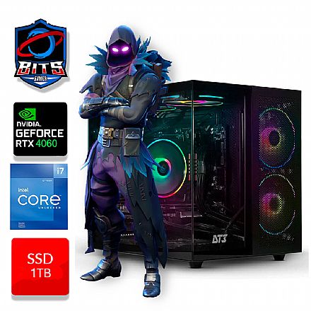 PC Gamer Bits 2025 - Intel i7 12700KF, 16GB, SSD 1TB NVMe, Video GeForce RTX 4060 8GB - Windows 11 Professional