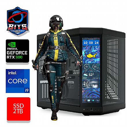 PC Gamer Bits 2025 - Intel i9 14900kF, 64GB, SSD 2TB NVMe, Vídeo GeForce RTX 5090 32GB - Windows 11 Professional