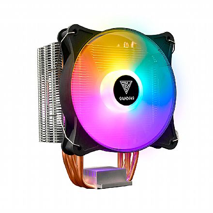 Cooler para Processador Gamdias Boreas E1 410 Lite - Intel / AMD - ARGB - 120mm - Preto