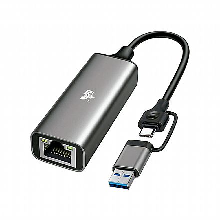 Adaptador USB-C Para RJ45 - Gigabit Ethernet - Adaptador USB - 018-7548