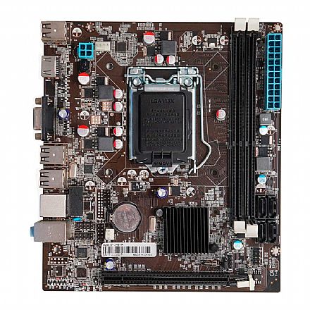 Placa Mãe WPC H61 - (LGA1155 - DDR3) - Chipset Intel H61 - BD82H61-VSLJ4B