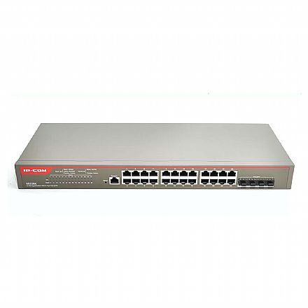 Switch 24 Portas IP-COM G5328X - Gigabit - 4 Portas SFP+ 10Gbps - Gerenciável