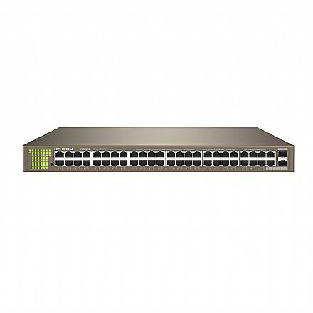 Switch 48 Portas IP-COM G1050F - Gigabit - 2 Portas SFP