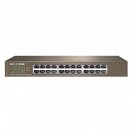 Switch 24 Portas IP-COM G1024D - Gigabit - Proteção Contra Surtos 6KV