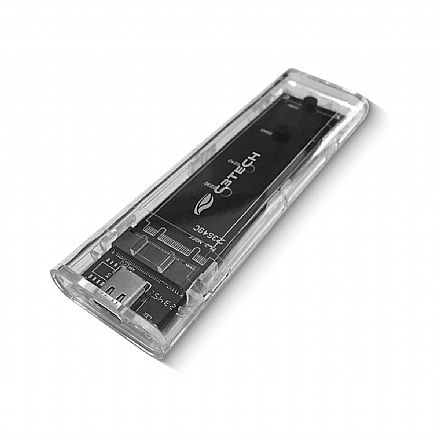 Case para SSD M.2 SATA - USB-C - C3Tech CH-M100