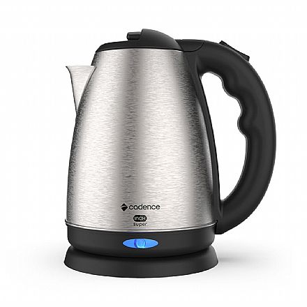 Chaleira Elétrica Cadence Inox CEL821 - 1200W - Capacidade de 1,8 Litros - 127V - Inox - CEL821-127