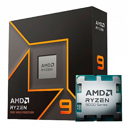 AMD Ryzen 9 9900X - 12 Núcleos - 24 Threads - 4.4GHz (Turbo 5.6 GHz) - Cache 64MB - AM5 - TDP 120W - 100-100000662WOF