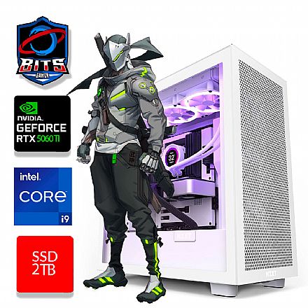 PC Gamer Bits 2025 - Intel i9 13900KF, 32GB, SSD 2TB NVMe, Vídeo GeForce RTX 5060TI 8GB - Windows 11 Professional
