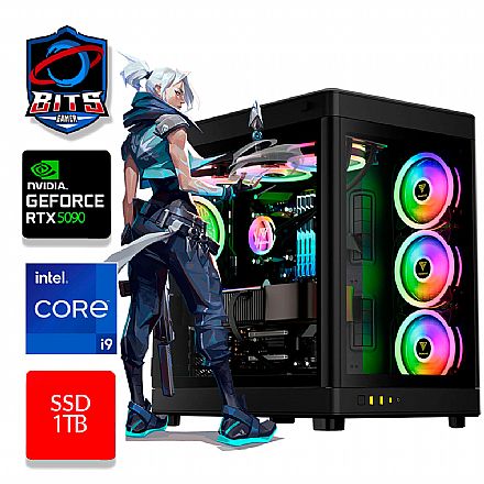 PC Gamer Bits 2025 - Intel i9 14900KF, 32GB, SSD 1TB NVMe, Vídeo GeForce RTX 5090 32GB - Windows 11 Professional