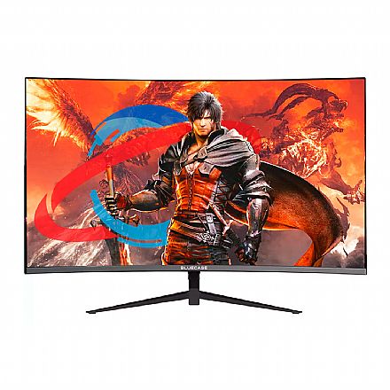 Monitor Gamer 27" Bluecase NYX Curvo - Full HD VA - 100Hz - Adaptive Sync - HDMI/VGA - Preto - BM27FFH3GC