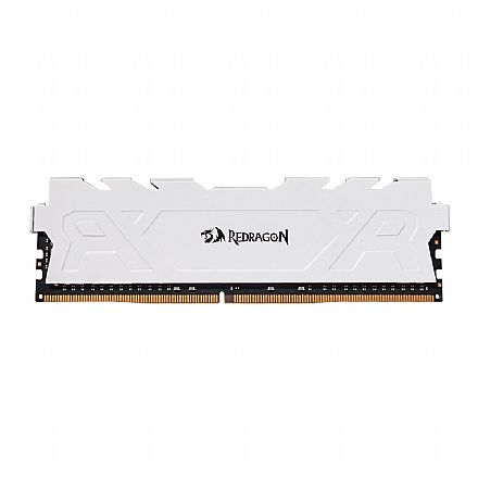 Memória 8GB DDR4 3200MHz Redragon Rage - Dissipador Branco - CL16 - GM-711
