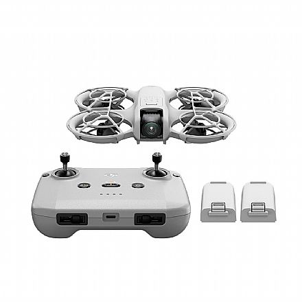 Drone DJI Neo Fly More Combo BR DJI051 - Câmera 4K UHD - GPS - Sensor Inteligente - 3 baterias - Autonomia 18 minutos
