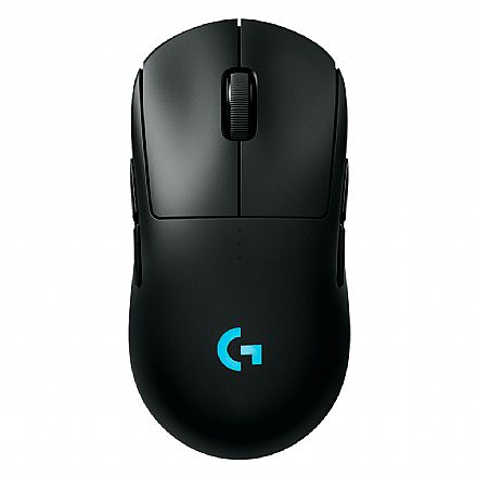 Mouse Gamer Sem Fio Logitech G Pro 2 LightSpeed - 32.000dpi - RGB - Sensor HERO 2 - Receptor USB - Preto - 910-007294