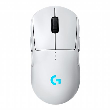 Mouse Gamer Sem Fio Logitech G Pro 2 LightSpeed - 32.000dpi - RGB - Sensor HERO 2 - Receptor USB - Branco - 910-007301