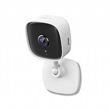 Câmera de Segurança IP Interna TP-Link Tapo TC60 - Wi-Fi - Lente 3,3mm -Full HD - Alarme de Som e Luz - Visão Noturna - Detector de Movimento - ONVIF