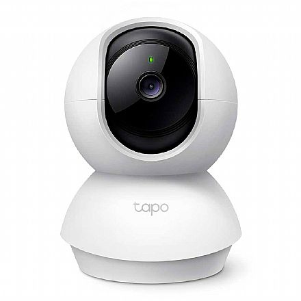 Câmera de Segurança IP Interna TP-Link Tapo TC70 - Wi-Fi - Visão 360° - Full HD - Visão Noturna - Detector de Movimento - ONVIF