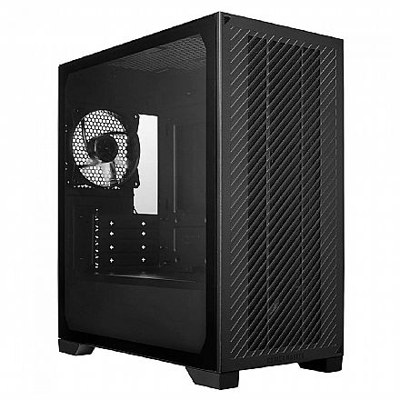 Gabinete Gamer Cooler Master Elite 301 - Vidro Temperado - Micro-ATX - Cooler 120mm incluso - Preto - E301L-KGNN-S00