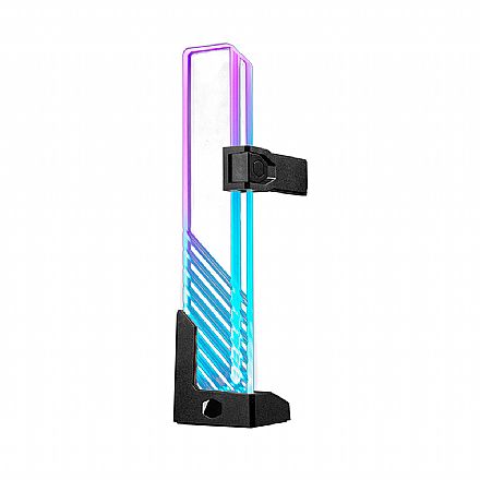 Suporte para Placa de Video Cooler Master - Altura Regulável - Iluminação ARGB - MCA-U000R-GSBTG-00