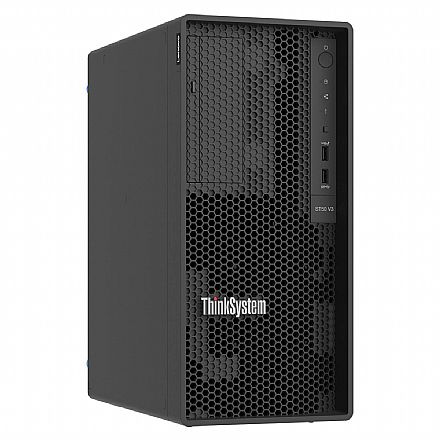 Servidor Lenovo ThinkSystem ST50 V3 - Intel Xeon E-2414, RAM 128GB NON-ECC, HD 2TB, RAID - 7DF4A00UBR
