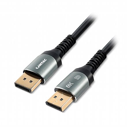 Cabo DisplayPort 1.4 - 2 Metros - Preto - Comtac 22129471