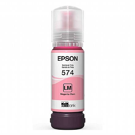 Refil de Tinta Epson T574620 - 70ml - Magenta claro - Para Multifuncionais Tanque de Tinta Epson L8050 / L18050