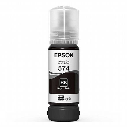 Refil de Tinta Epson T574120 - 70ml - Preto - Para Multifuncionais Tanque de Tinta Epson L8050 / L18050
