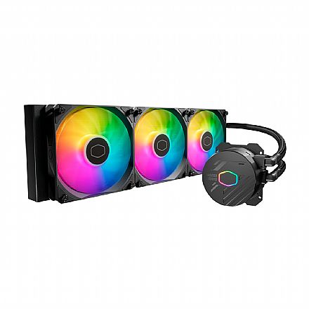 Water Cooler MasterLiquid 360 Core II ARGB - (AMD / Intel) - Preto - Cooler Master MLW-D36M-A18PA-R1