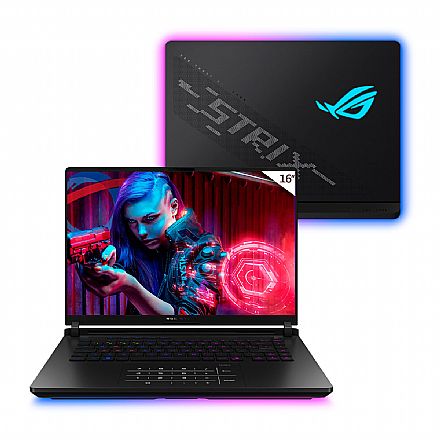 Notebook Asus ROG Strix G635LR-RW014W Gaming - Intel Core Ultra 9, 32GB, SSD 1TB, GeForce RTX 5070 TI, Tela 16" MiniLED 240Hz, Windows 11 - Off Black