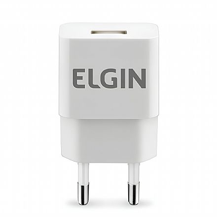 Carregador de Parede USB - Branco - 5W - 1A - Elgin 46RCT1USB000
