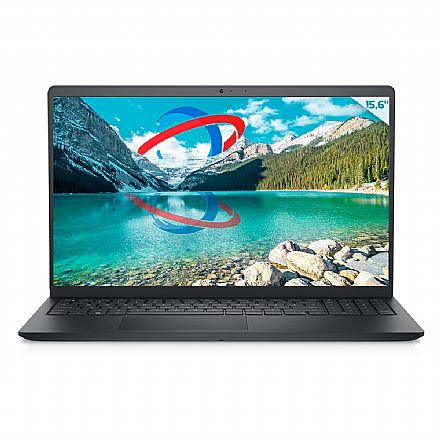 Notebook Dell Inspiron I15-i1300-U30P - Intel i5 1334U, RAM 8GB, SSD 512GB, Tela 15.6" Full HD, Linux - Preto - Outlet