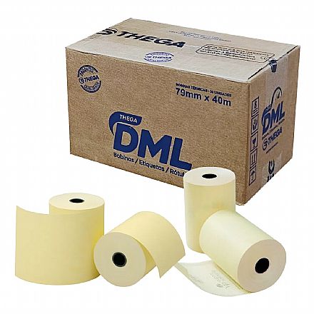 Bobina Térmica para ECF - 80mm x 40m - DML - 30 Unidades