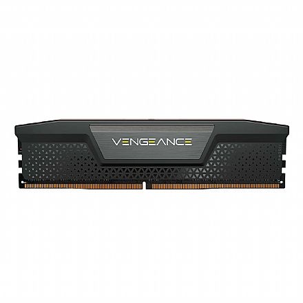 Memória 32GB DDR5 5200MHz Corsair Vengeance - Dissipador Preto - CMK32GX5M1B5200C40