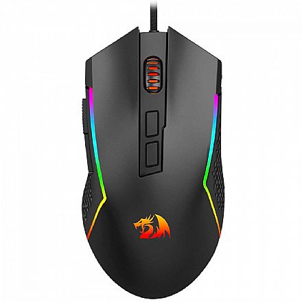Mouse Gamer Redragon Trident Lite - 8000dpi - RGB Chroma - 1000Hz Polling Rate - Preto - M613-RGB