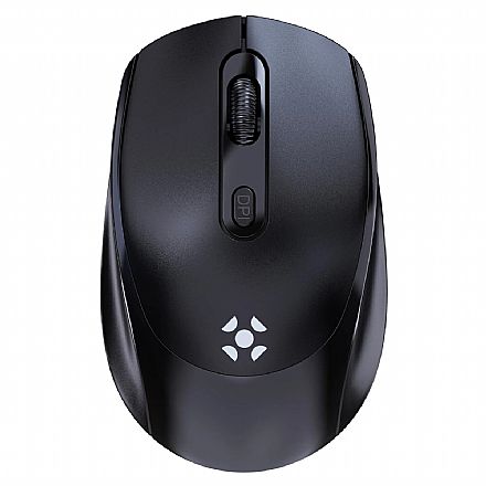 Mouse sem Fio Fortrek MW12 - 2.4GHz - 1600dpi - Preto - 84457