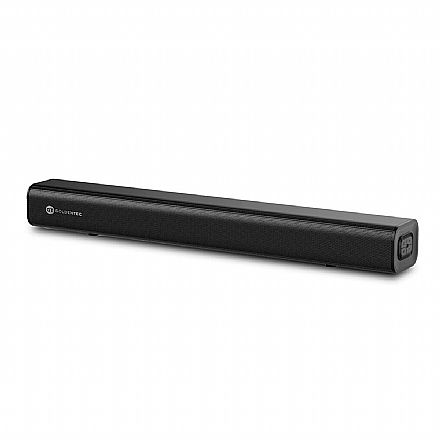 Soundbar Goldentec 2.0 - Portátil - 120W RMS - Conexão USB e Bluetooth 5.4 - Preto - 66768