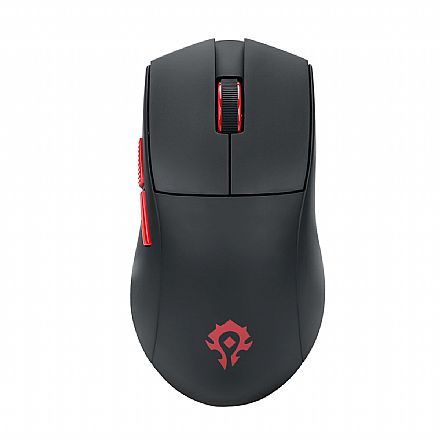 Mouse Gamer sem Fio Redragon King Pro World Of Warcraft Horda - 12600dpi - Sensor PMW3395 - USB, Bluetooth e 2.4GHz - YGK01-Horda