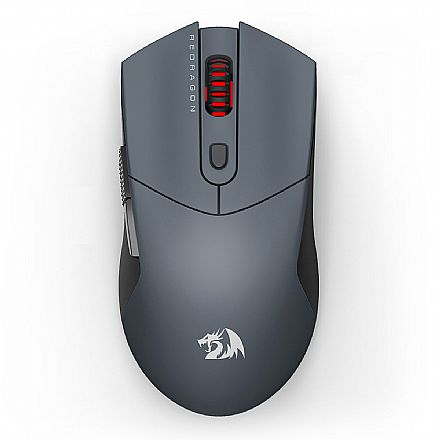 Mouse Gamer sem Fio Redragon St4r Pro - 26000dpi - Sensor PMW3395 - USB, Bluetooth e 2.4GHz - Preto - M917GB-PRO