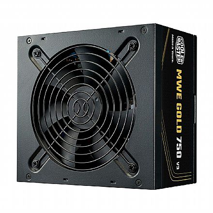 Fonte 750W Cooler Master - PFC Ativo - 80 PLUS® Gold - ATX 3.1 - MPE-7506-ACAG-BBR