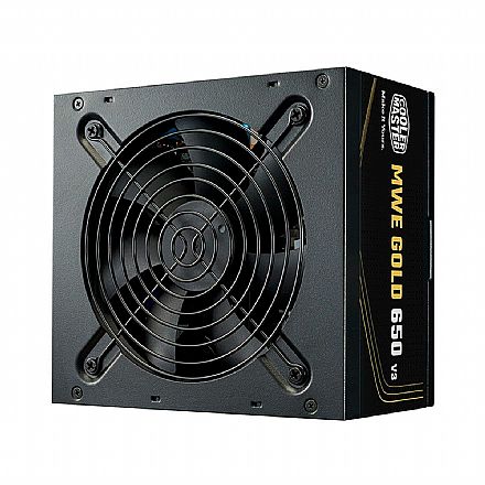 Fonte 650W Cooler Master - PFC Ativo - 80 PLUS® Gold - ATX 3.1 - MPE-6502-ACAAG-3BBR