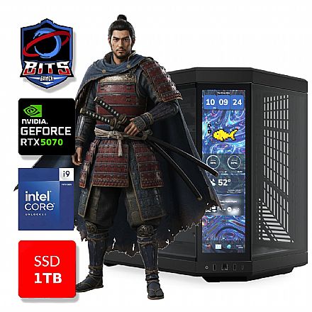 PC Gamer Bits 2026 - Intel i9 14900K, 32GB, SSD 1TB NVMe, Vídeo GeForce RTX 5070 12GB - Windows 11 Professional