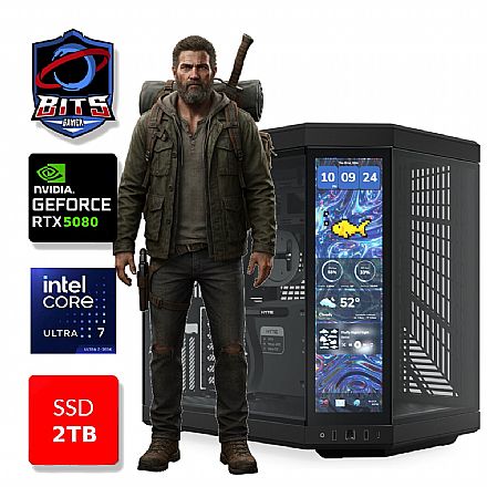 PC Gamer Bits 2026 - Intel Ultra 7 265k, 64GB, SSD 2TB NVMe, Vídeo GeForce RTX 5080 16GB - Windows 11 Professional