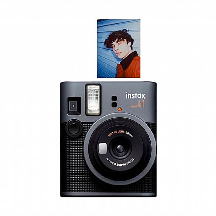 Câmera Instantânea Fujifilm Instax Mini 41 - Fotos em 90 Segundos - Lente 60mm - Preto - MINI 41